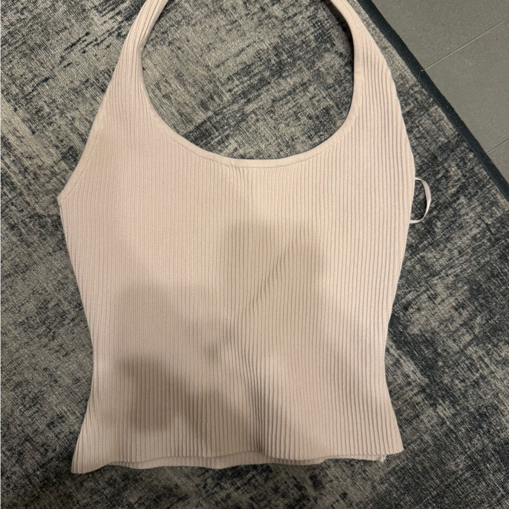 Babaton Pink Ribbed Knit Top - Picture 3 of 7